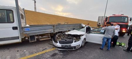 النقب : اصابة خطيرة بحادث سير قرب اللقية